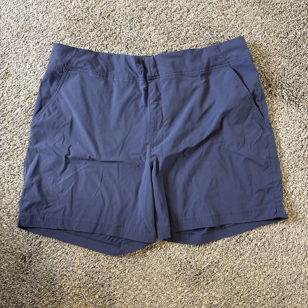 Columbia Anytime Outdoor Long Shorts Navy Blue 6" Inseam Size 18W